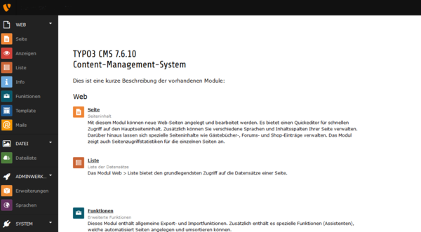 TYPO3 CMS Profi